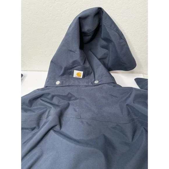 Carhartt Storm Defender Shoreline Heavyweight Jacket Navy Work Wear Size 2XL New